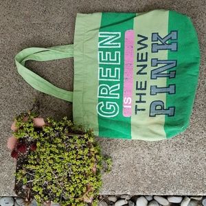 Lined Victorias Secret tote bag